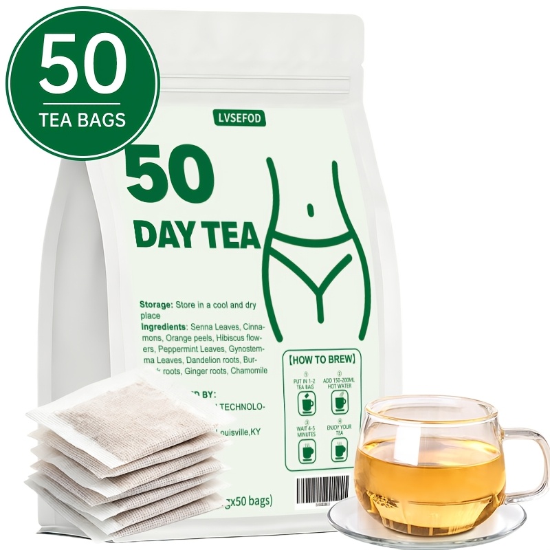 50 bags of cleansing tea     tea 3 5 oz 2g x 50 bags     ingredients invigorates   promotes   no       gift halloween special Product details 1