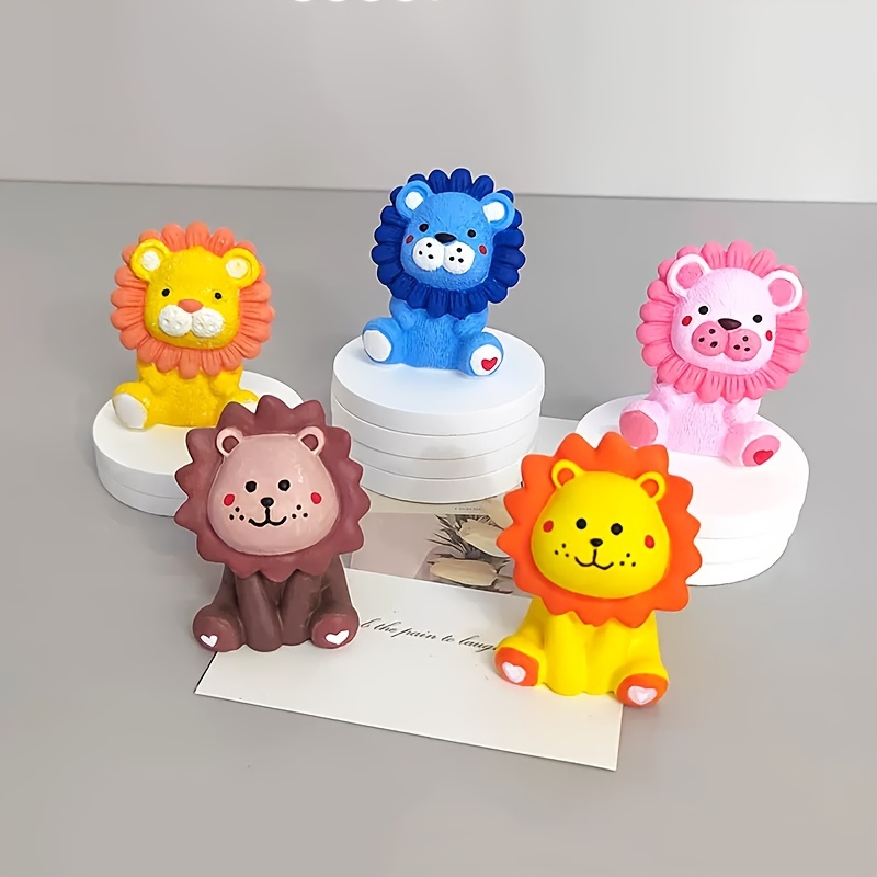 

Lion Shaped Silicone Molds, 3d Resin Epoxy Casting Mold For Diy Aroma Gypsum, Candles, , Handmade Craft Decor, Animal Figurine Desk Ornaments