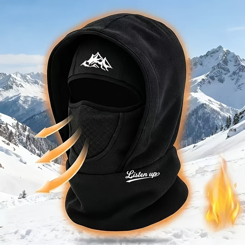 TEMU Men's Retro Thermal Lining Beanie Hat - Pvc-coated Warm Winter Suitable For Outdoor Hiking, Sports & Daily Commuting, Hand Washable For, For -