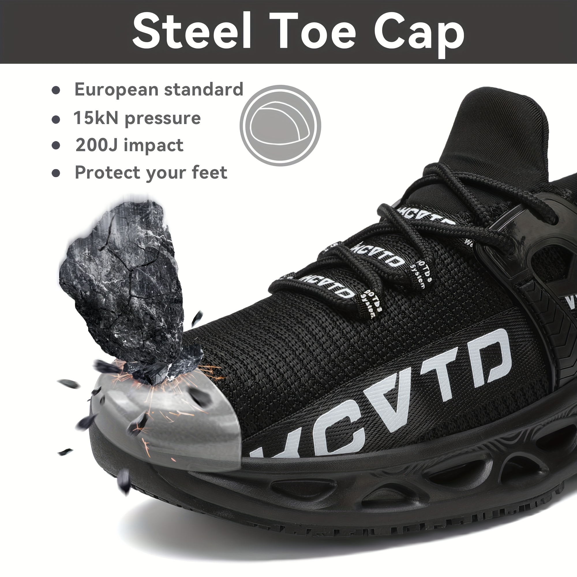 Lightweight non slip work fashion shoes