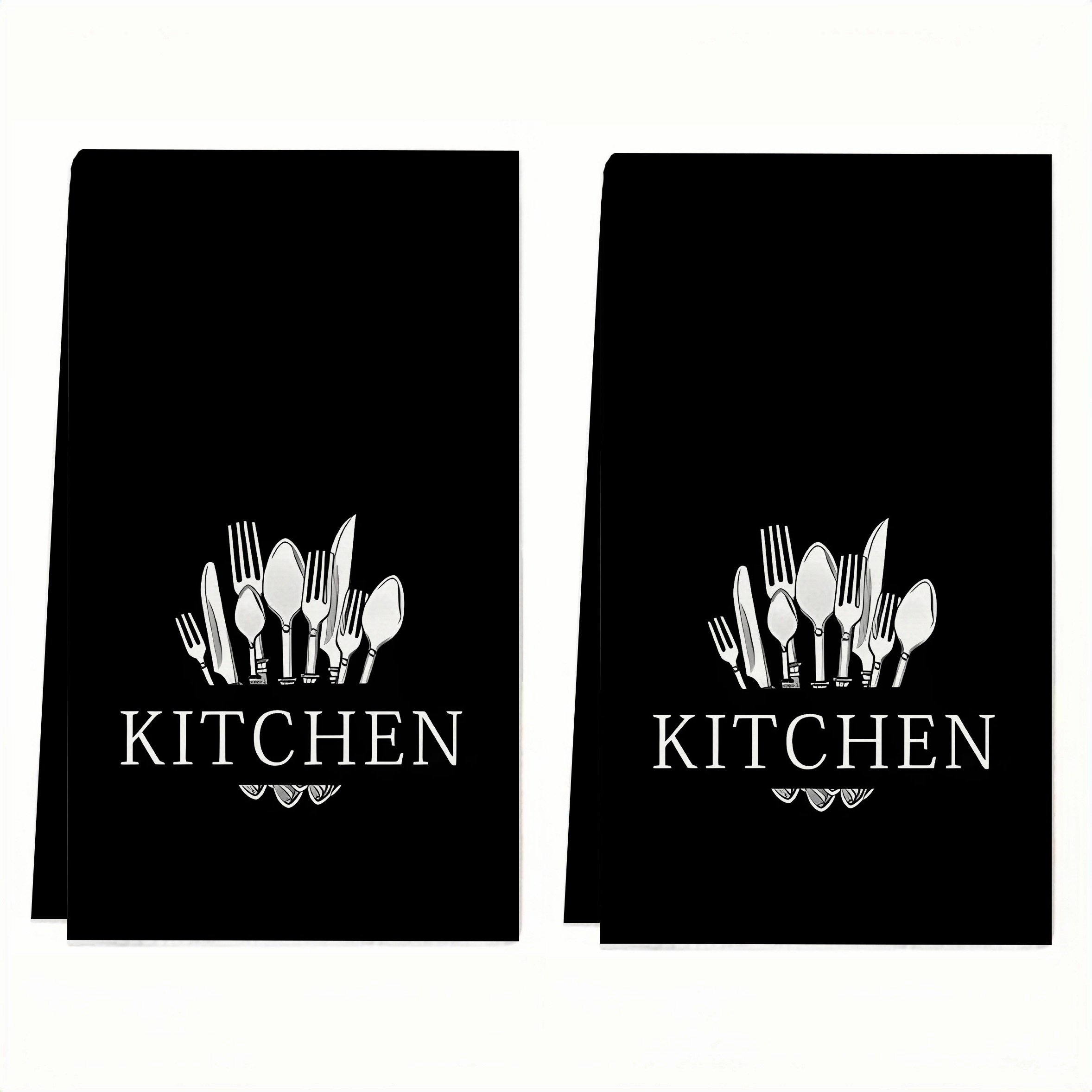 TEMU 2pcs Soft & Absorbent Microfiber Towels - , For Drying Dishes & , For & Use