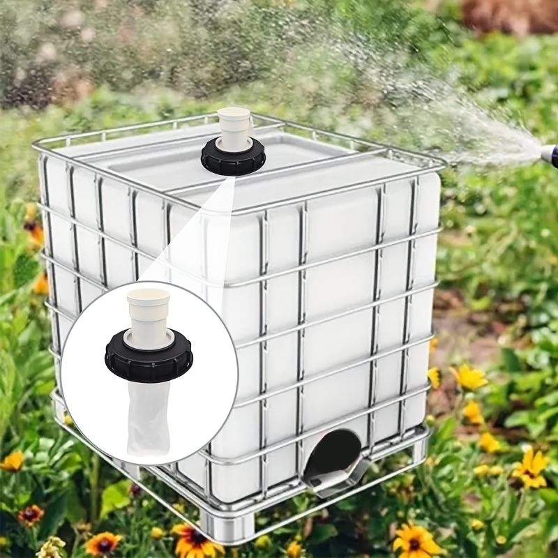 E-shop IBC-Wassertank Filterdeckel mit integriertem Filtergitter | Robustes, einfach zu installierendes Ton-Eimer-Zubehör für Regenwassergewinnung,