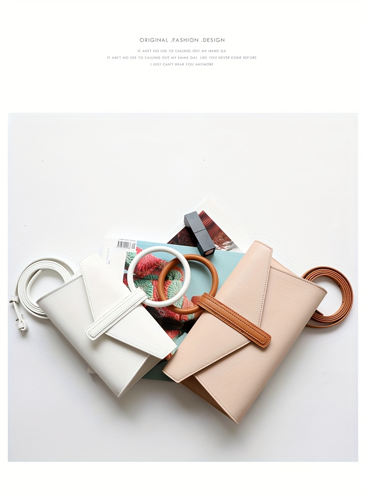 's Genuine Leather Handbag - Real Leather Crossbody/Shoulder Bag with ic Closure, Beige/Tan Color, Detachable Patchwork-like Pouch-like Waist Pack, Minimalist Round Top Handle & Belt-like Strap for Casual & Dressy Use (No