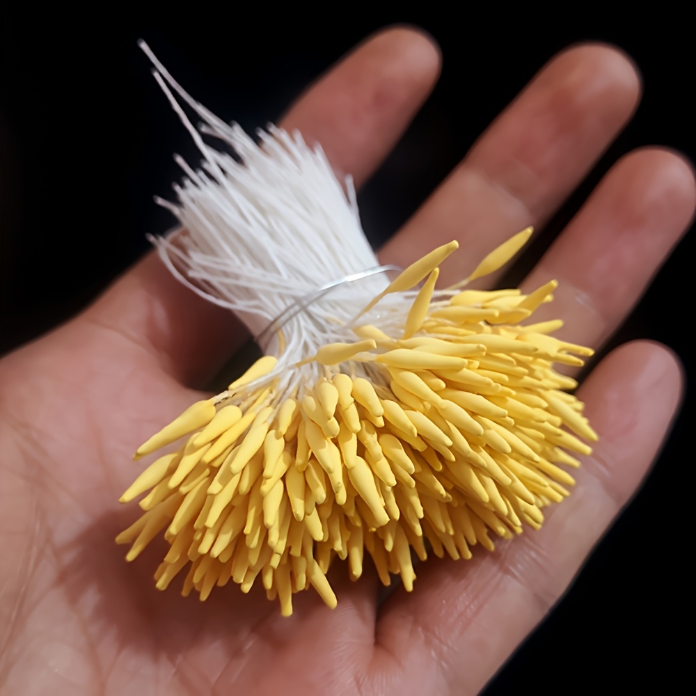 Image of 180pcs Of 2-millimeter Hardened Matte Pointed Single-head Flower , Hairpin Hair Accessory Diy Material, Diy Artificial Flower Material, Wedding , Handmade Realistic Flower , Multiple Single Colors For