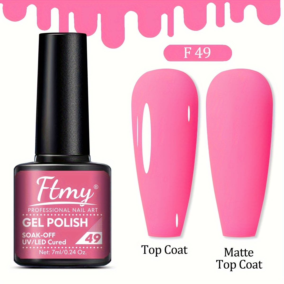 

Uv/led Cured Gel Nail Polish, Soak-off Nail Paint, Ideal For Manicure Enthusiasts, Multiple Colors For Mix & Match