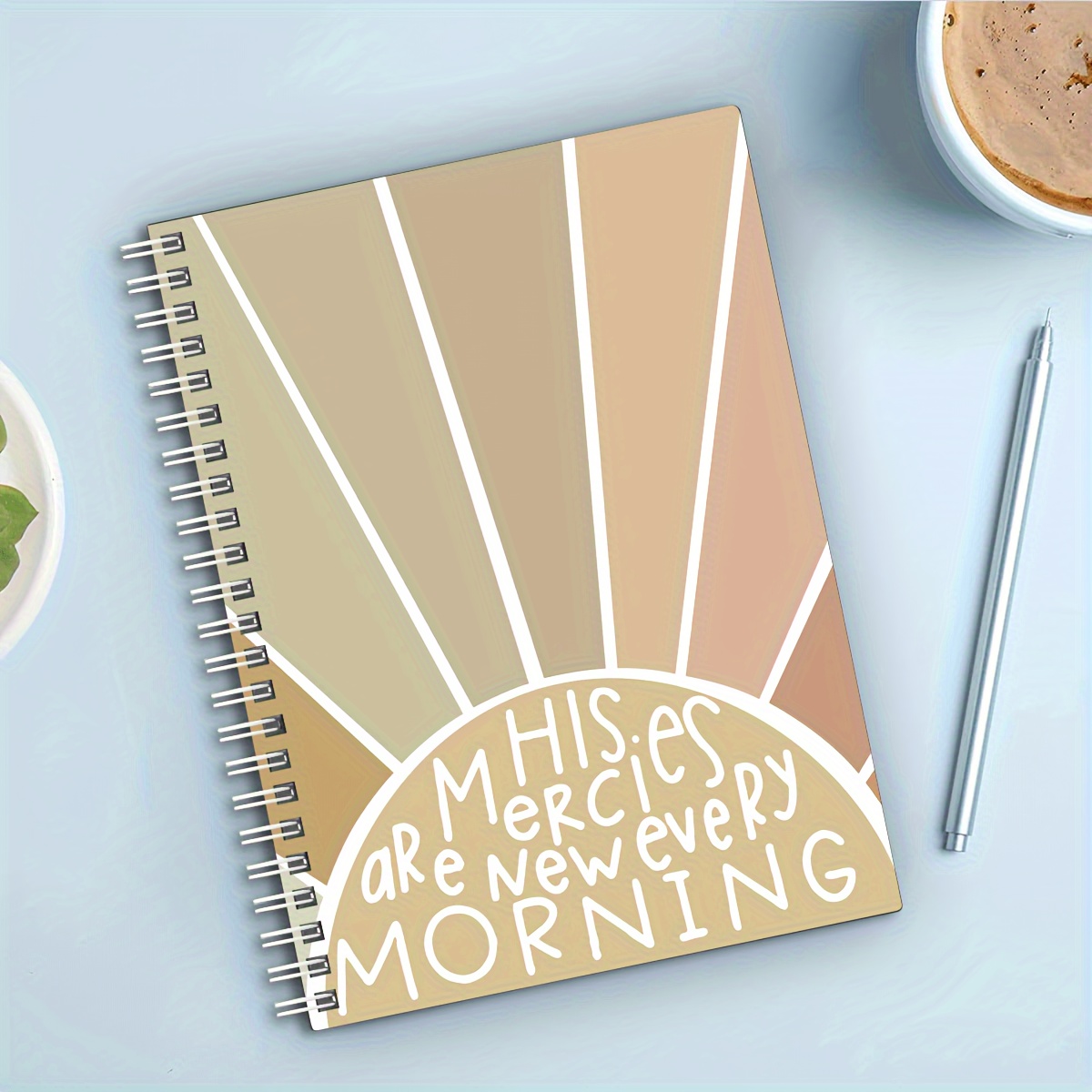 

Inspirational Christian Spiral Notebook - Design , School Counselors & Therapists - Daily And Studies