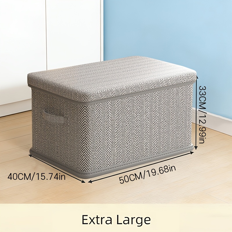 1pc Extra Large Stackable Organizer In Multiple Sizes - Multifunctional And Space-, Suitable For Wardrobe, Bedroom, Kitchen | For, Books, Clothes, And Bedding
