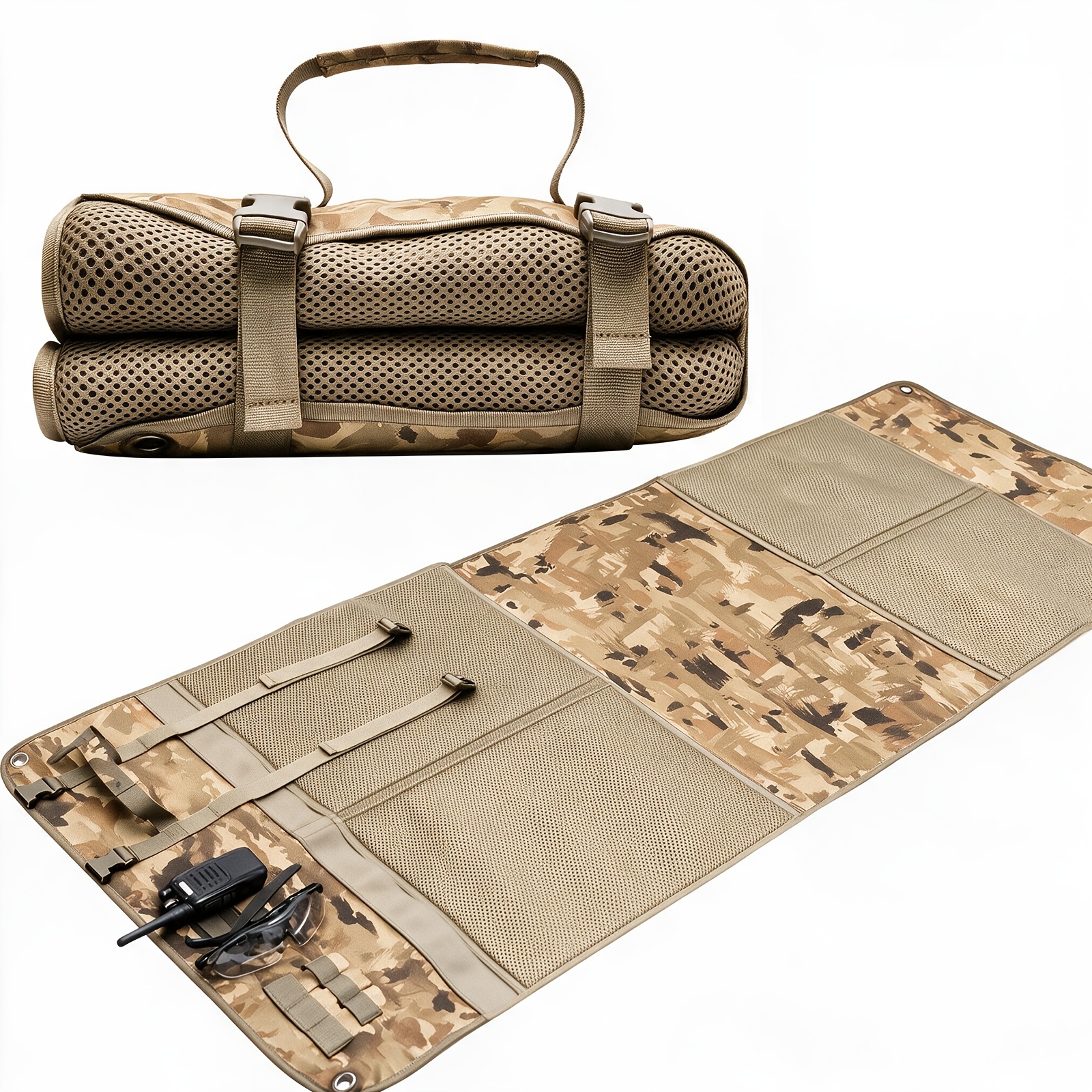 Extra Large Padded Shooting Mat Portable Non-slip Tactical Range Mat With Thickened Padding Handle For Hunting Camping Christmas Gift Fathers Day Gift