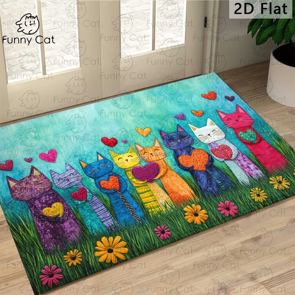 cat door mat sold on Temu United States