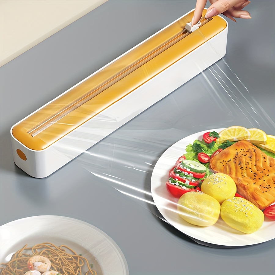 

Magnetic Kitchen - Plastic Film Cutter For Cling Film, Baking Paper & Tin Foil - Essential Kitchen Organizer