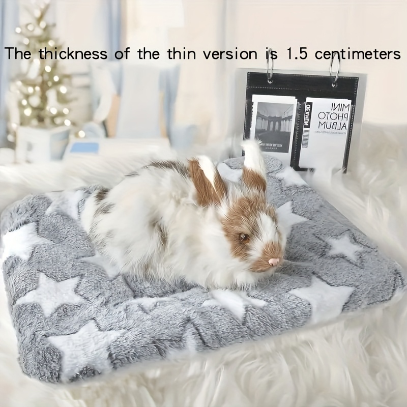 Washable Machine Washable Guinea Pig Bedding Mat Plush for Rabbits,  Mice, Hedgehogs, Squirrels Indoor Spring/Summer Pet