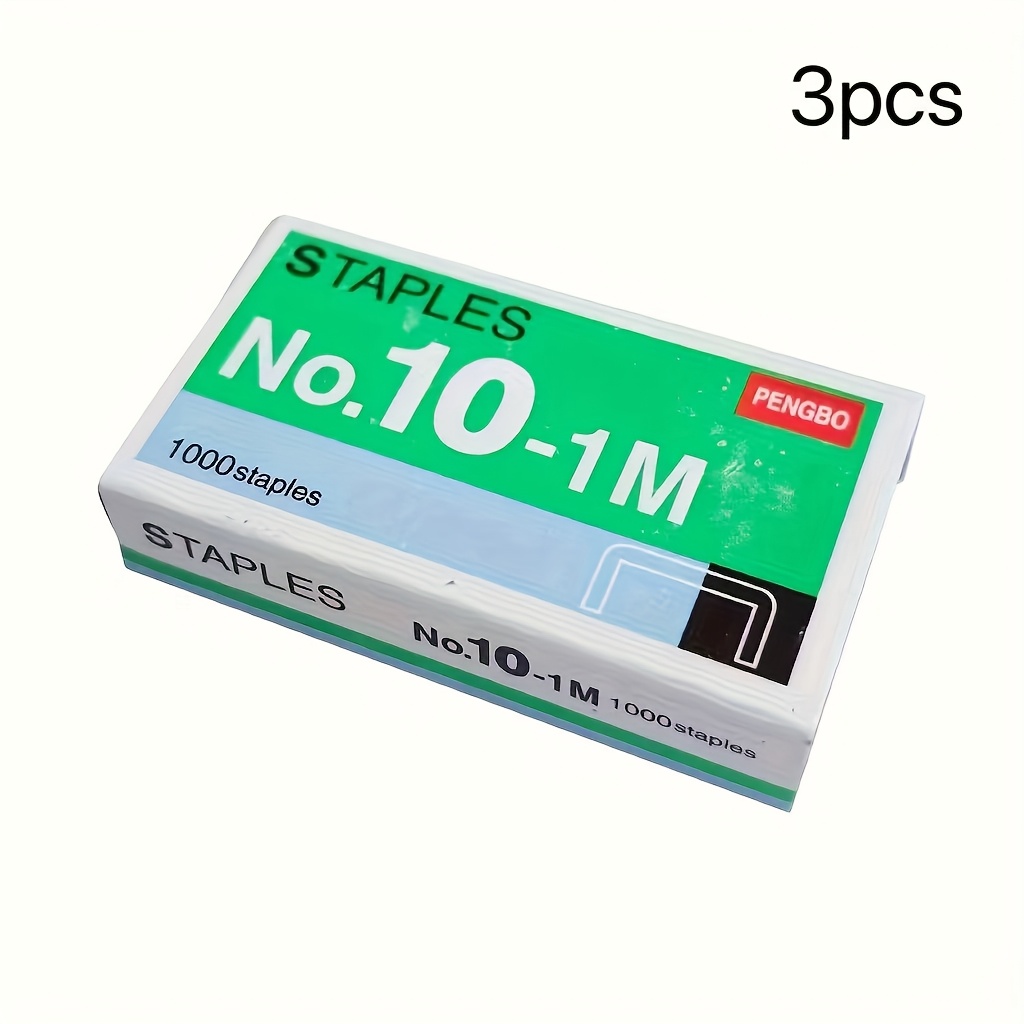 TEMU 3pcs 3000pcs Universal Stapler Nails Mini Small Stapler School Office Supplies