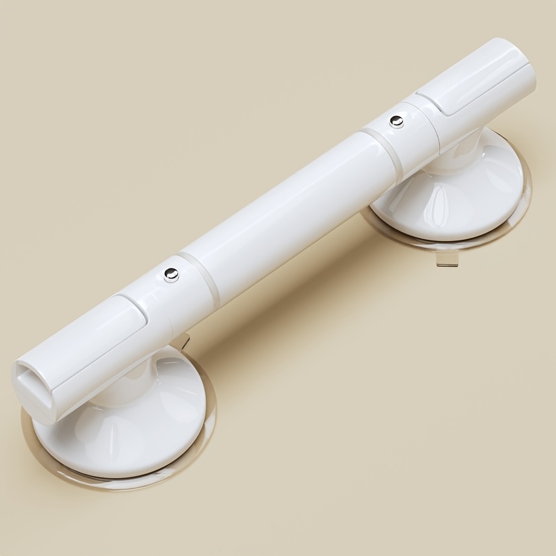 Image of 1pc Bathroom Toilet Side Handle Rail, Elderly Toilet Safety Handle Senior Home Use Toilet Non-drilling Suction Cup Handle