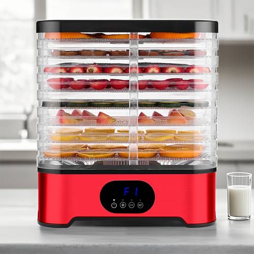 uk food dehydrator home dried net frame food dryer food and jerky dehydrator suitable for fruits herbal snacks herbs snacks meats etc dehydration 360 circulation hot air temperature