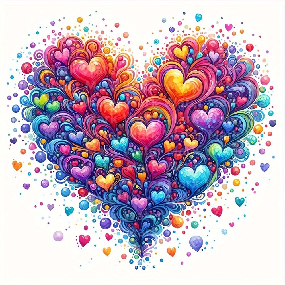 Image of Diamond Painting Kit With Cartoon Patterns, Suitable For Adults Or Beginners, Diy Painting, Iron-on Rhinestone Stickers, Diy Dot Drill Art Craft For Home Wall Decoration