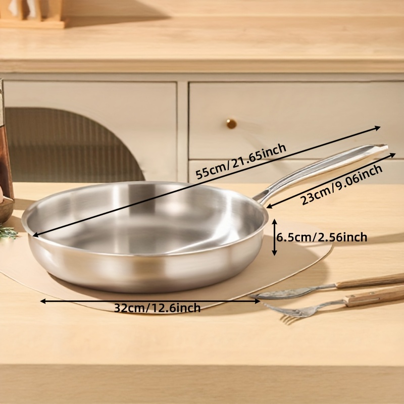 11.81 Inch&comma; 12.60 Inch Triple-Layer Stainles...