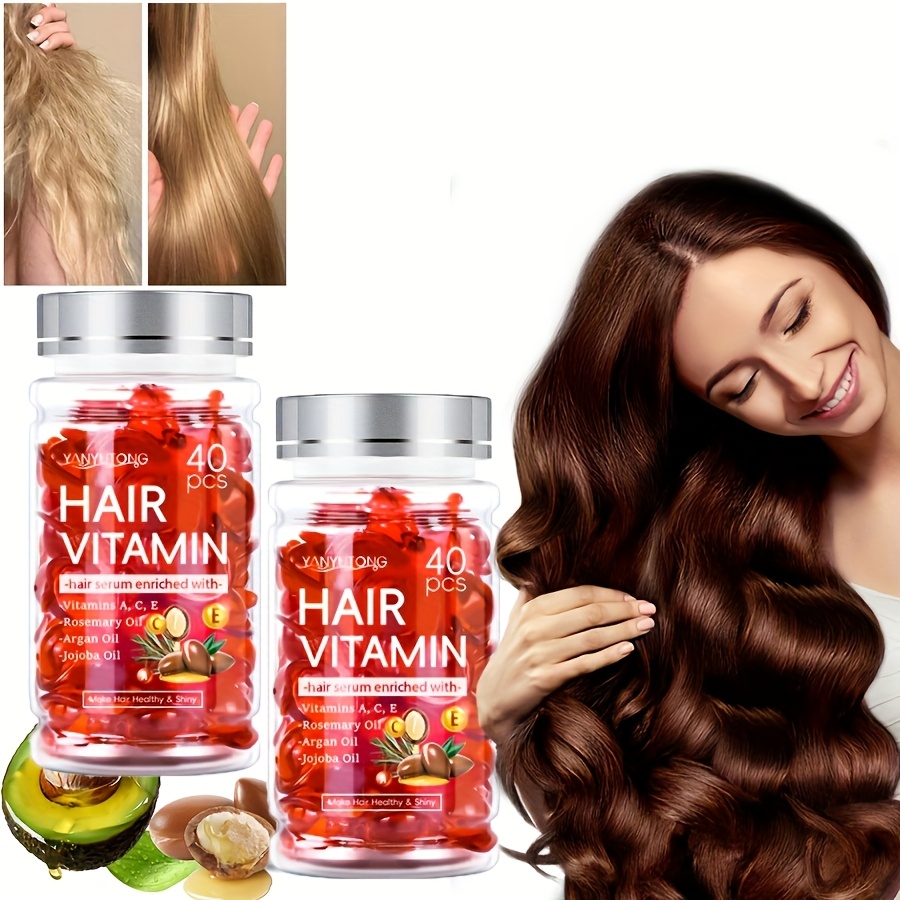 1 2 boxes 40 hair vitamin hair capsules rich in - Temu