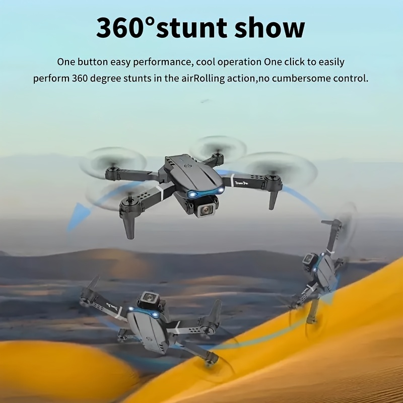 

Aerial Photography Drone With E99 Dual Cameras, 360° Rolling, Maintenance, And Six-axis Gyro Stabilization - The For Boyfriend Christmas, Halloween, And Birthday Gifts