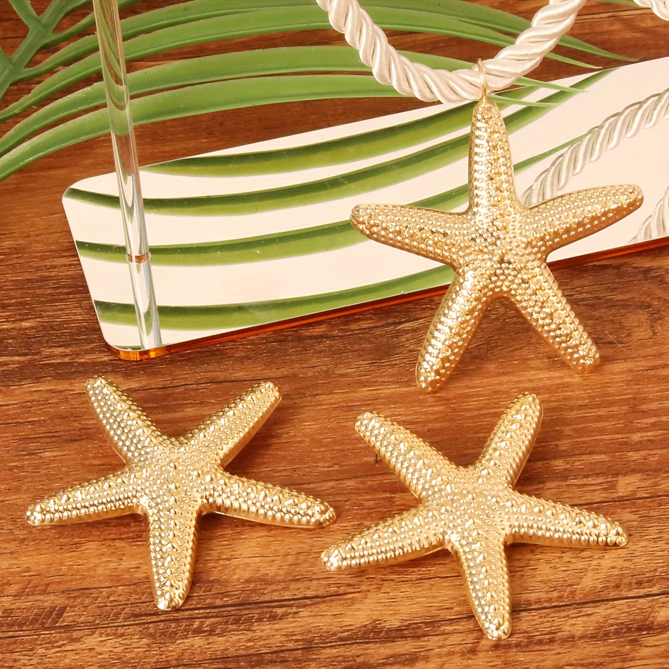 3pcs Ocean Style Party Set Starfish Earrings Necklace