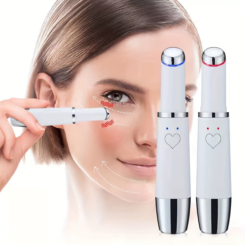 

Portable Eye Massage Stick, Personal Vibration Eye Massager With Rechargeable Lithium Battery, Usb Charging, Unscented, For Face