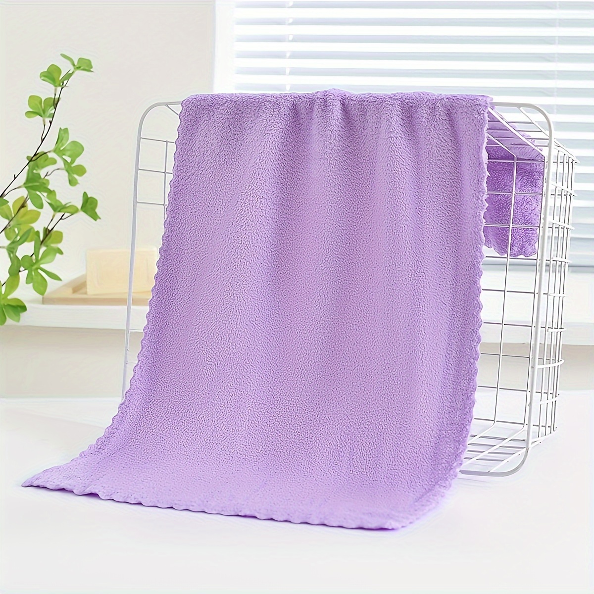 

1pc Quick-dry Absorbent Towel, Soft Bathroom Spa Shower Towel, Large Towel For Women