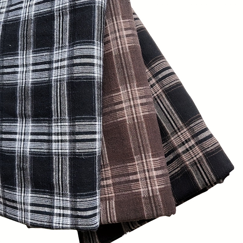 pre cut dyeing diy fabric retro plaid squares plaid dot Temu