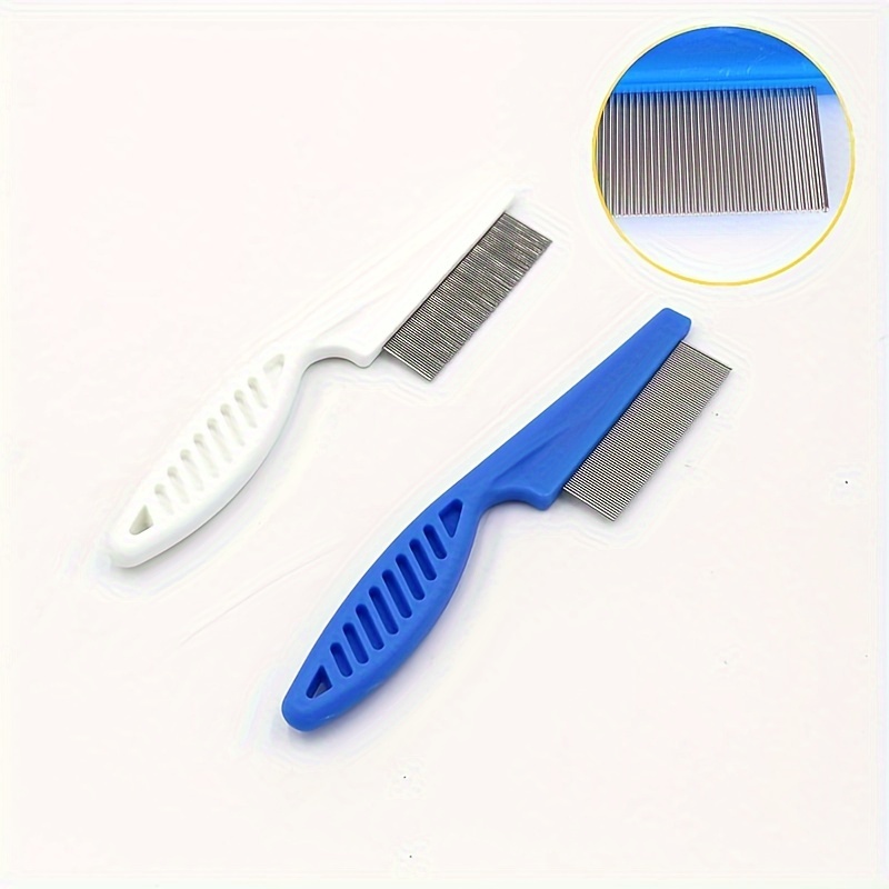 

Stainless Steel Pet Combs For Dogs - Flea And Tick Removal Grooming Tool