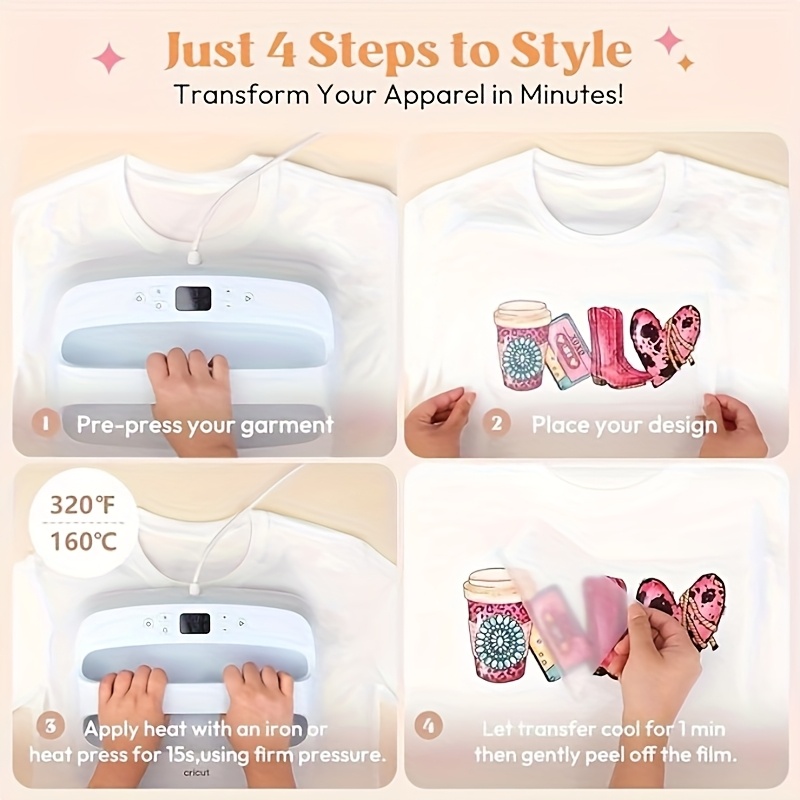 set di 36 pezzi di adesivi trasferibili dtf della    , lavabili e   per la pressa. design per trasferimenti termici, toppe in   per abbigliamento fai-da-te, magliette, maschere, jeans e zaini. 2