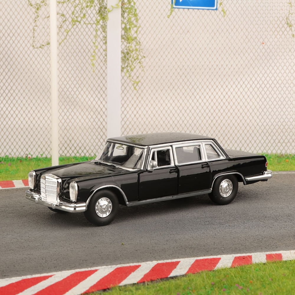 Image of Welly 1:36 Mercedes Benz 600 1963 Simulation Alloy Car Model Toy Car Pendant Car Model Can Open Door Boy Toy Birthday Gift