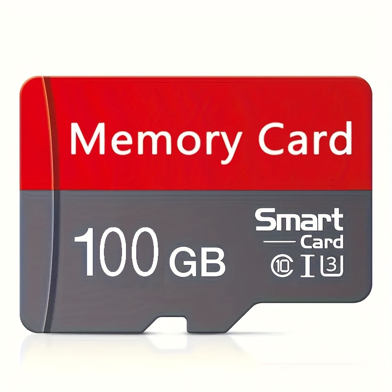 Gray Memory Card C10 U3 Storage Card, 128gb 100gb 64gb 32gb 8gb, Reliable Performance Tf Card For Smart Phones, Tablets, Cameras, Gaming Consoles, Dashcams, And More