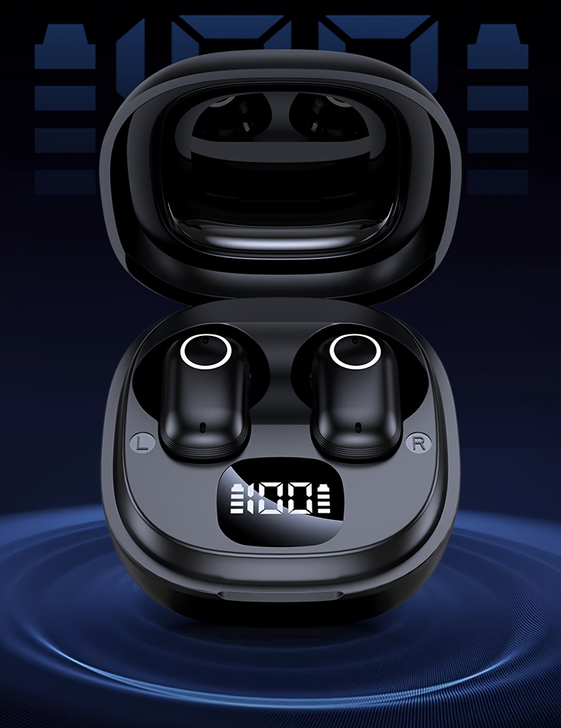 Wireless Earbuds, Wireless 5.4 Bass Stereo Headset | with Noise Cancelling Microphone, LED Display, Touch Control, Pure Bass Sound, Suitable for Laptop, Mobile Phone, Exercise, Gift Recommendations | by ACER