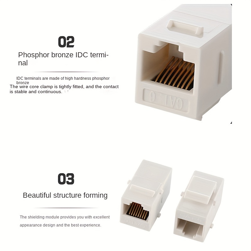 (25pcs)   rj45 pc retardante de llama enchufe di  rj45   a     a través   de red de información categoría 6 cat6 detalles 6