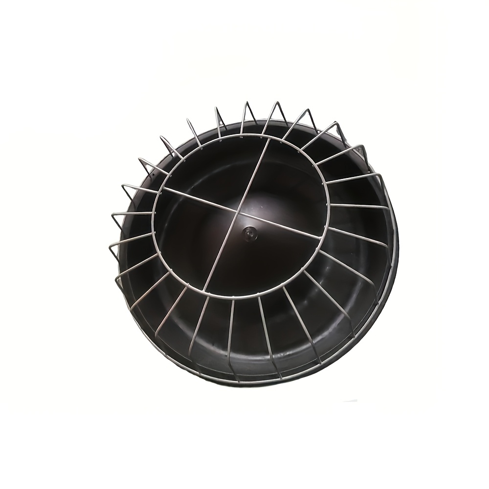 1pc Durable Automatic Chicken Feeder - Round, High-pressure, -one Food Trough For Chickens, Ducks, Geese - Easy-clean, Drop-resistant Design, No Electricity Required