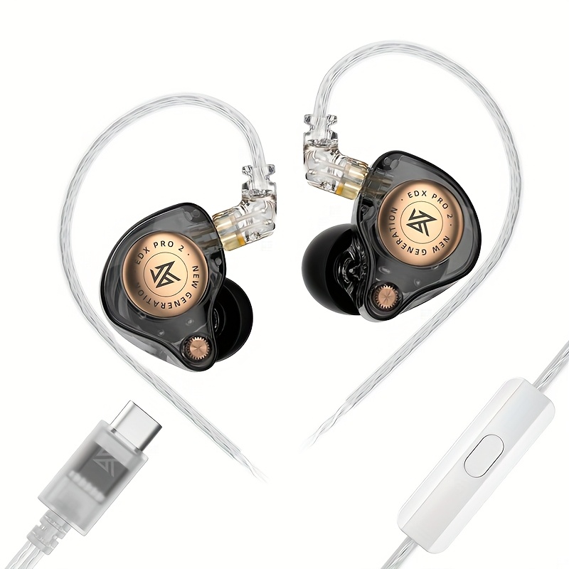 kz edx pro 2】 ックドライブ イヤホン hifi重低音 音楽 イヤホン
