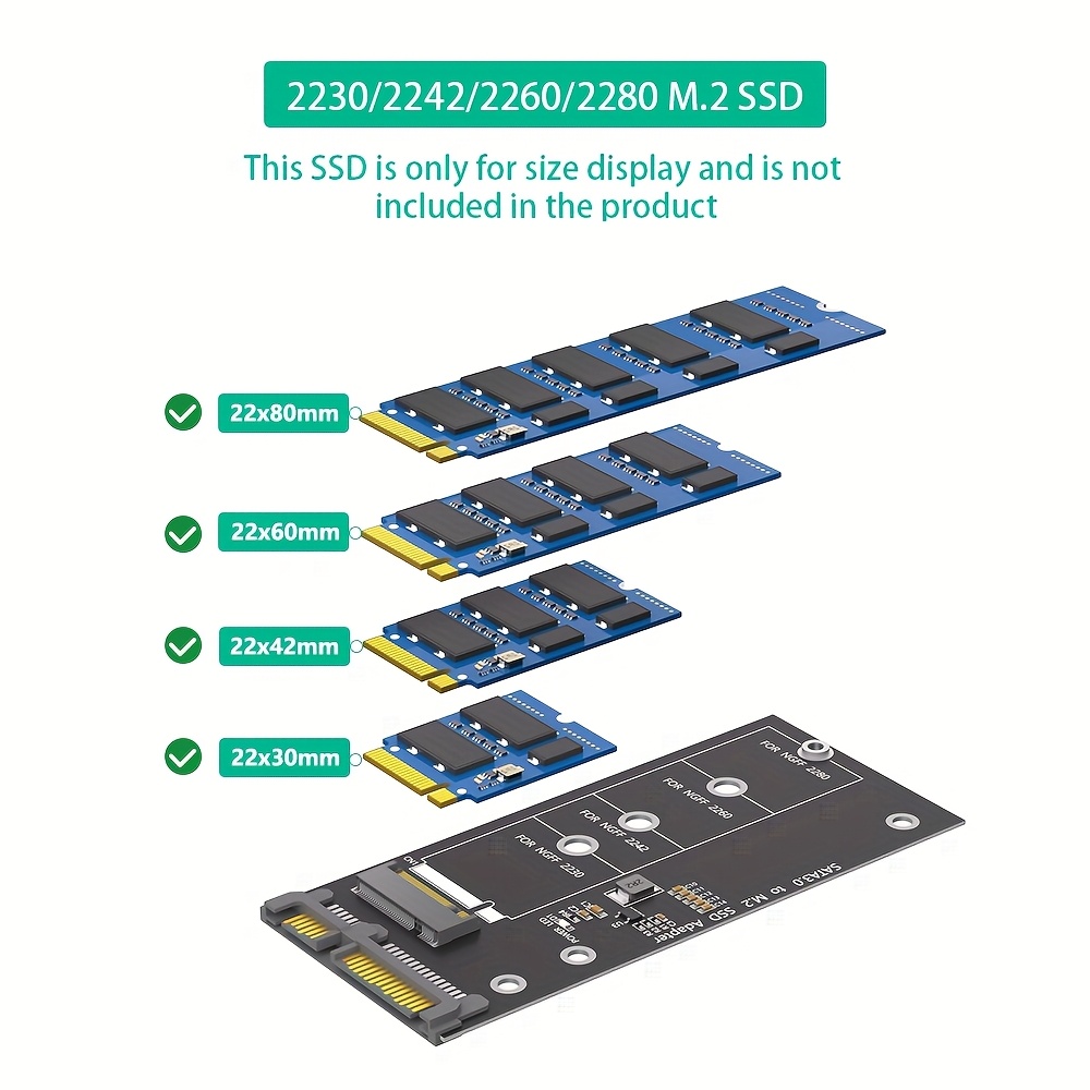 sata 0m ssd adapter card Temu United Arab Emirates