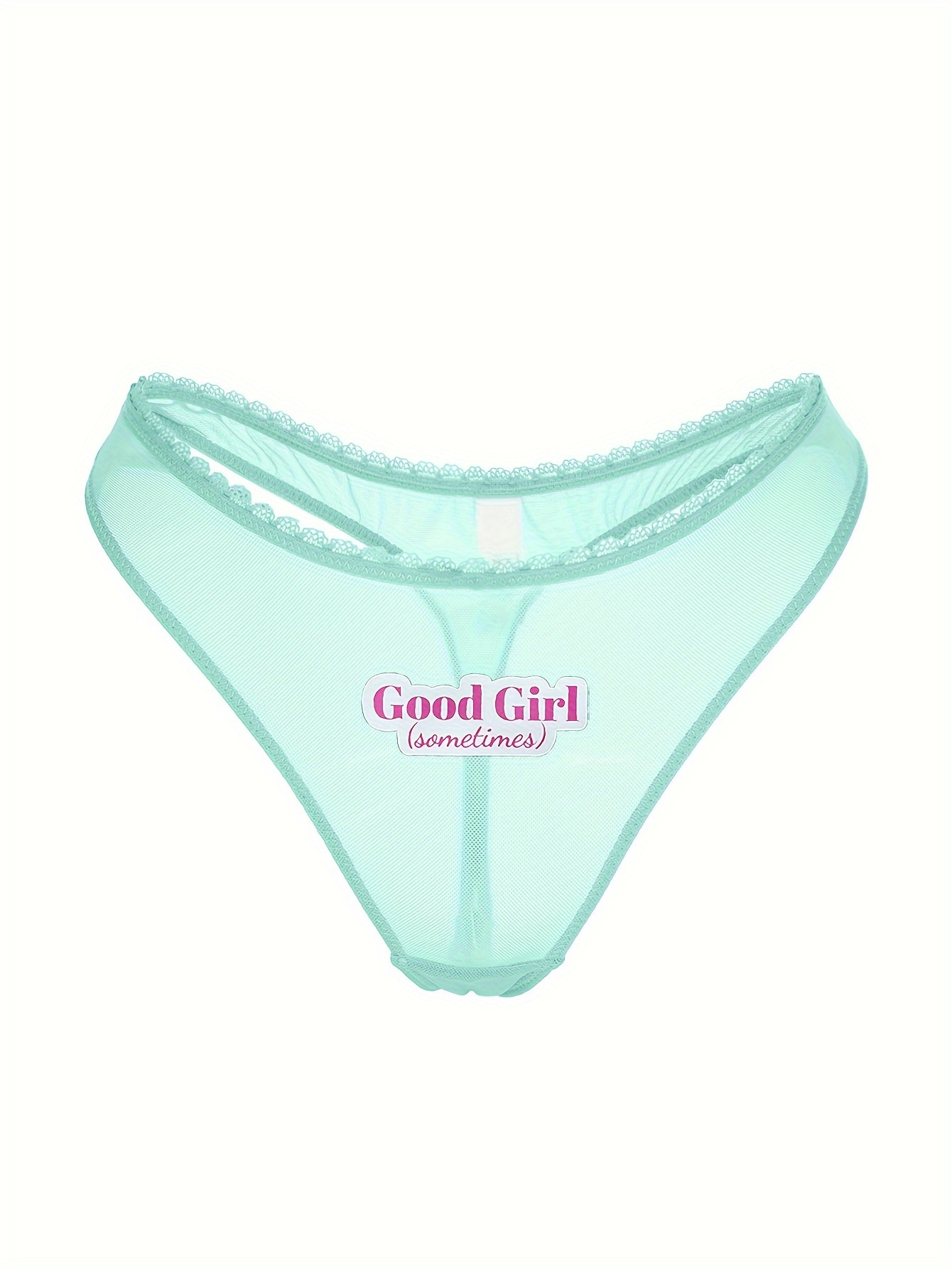 Men's Underwear Cute Letter Print Sexy Breathable Comfy Thin - Temu