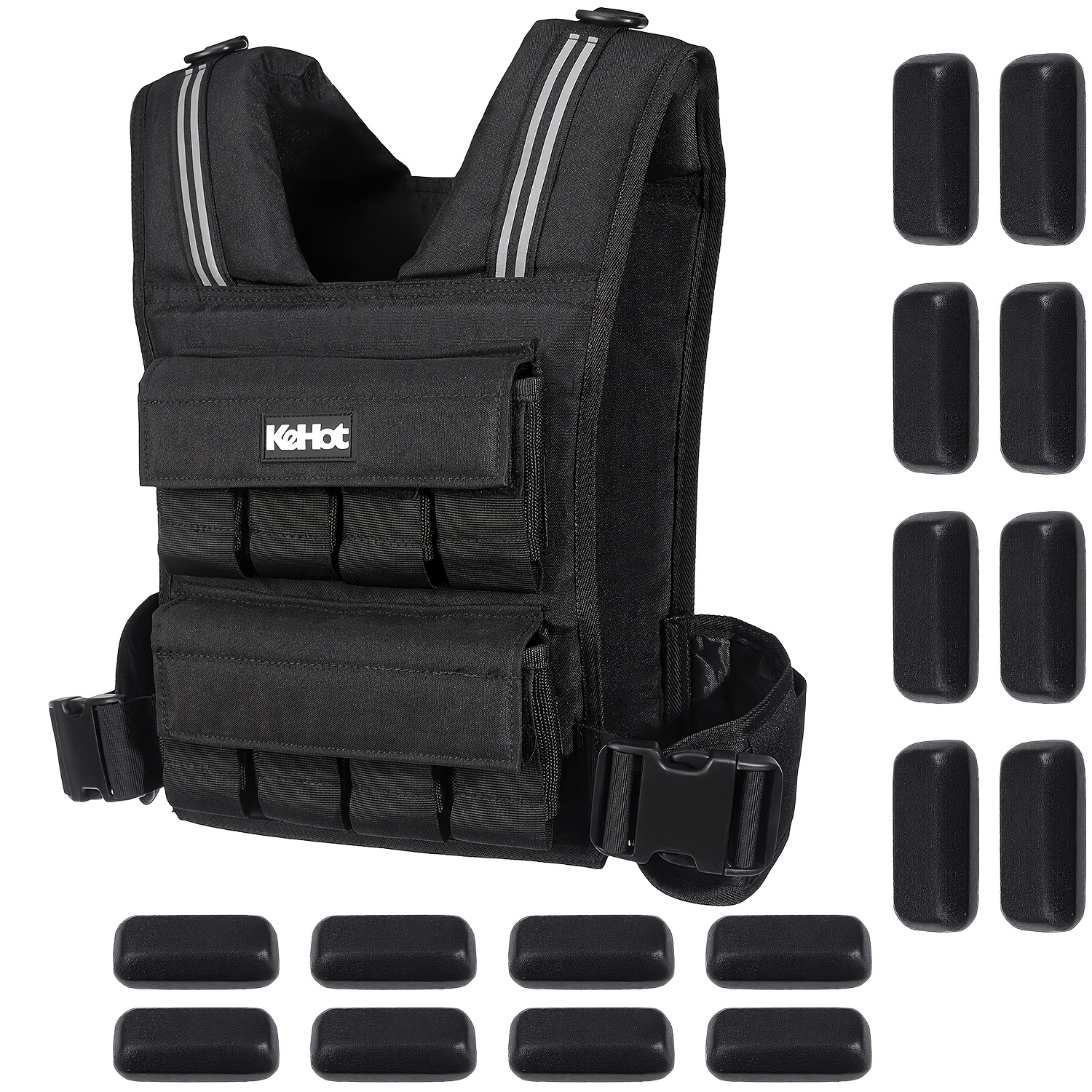Weighted Vest, Adjustable Weighted Vest, Fitness Weight Vest, Strength Training Vest, Workout Vest, Running Weight Vest, Home Gym Equipment, Bodyweight Training