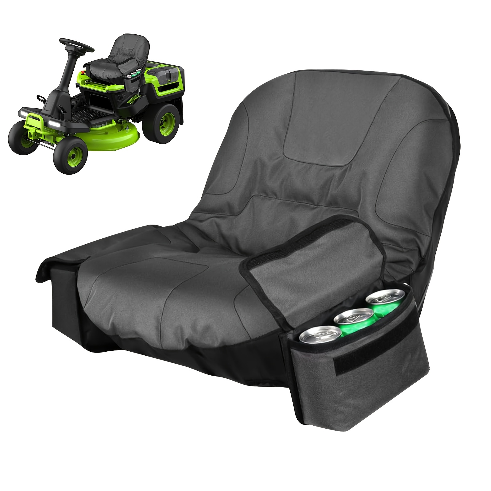 Temu – TEMU Heavy Duty Lawn Mower Seat Cover, Protection For Riding Mowers, Tractors, Perfect For And Lawn Care Pros