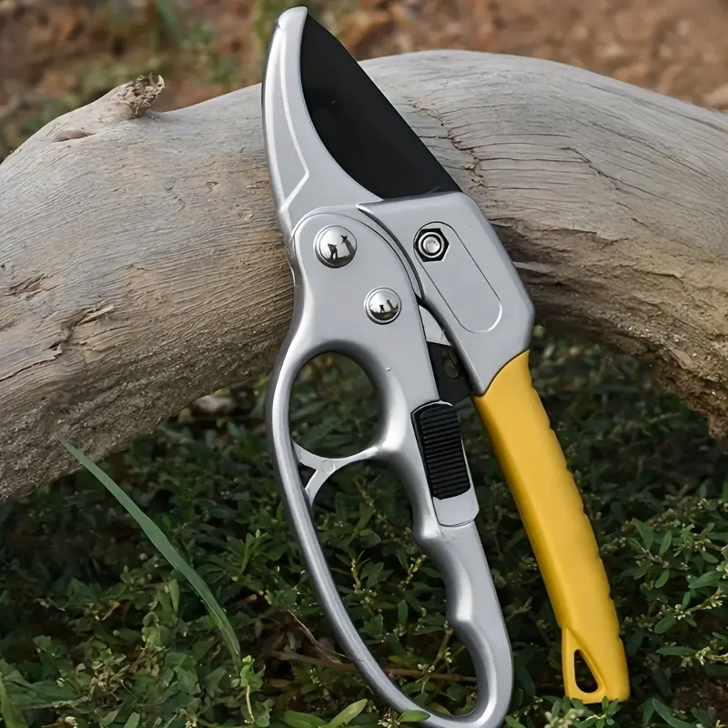 triple speed pruning scissors high carbon steel gardening scissors multifunctional manual pruning tool suitable for fruit trees vegetables and flowers   durable carbon steel suitable for gardens and courtyards details 2