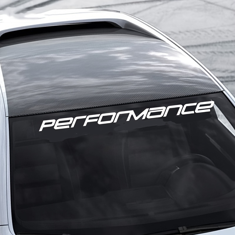 

Performance Car Windscreen Sticker For Volkswagen Golf 1-7.5, Mk4, Mk8, R - Self-adhesive Vinyl Sticker