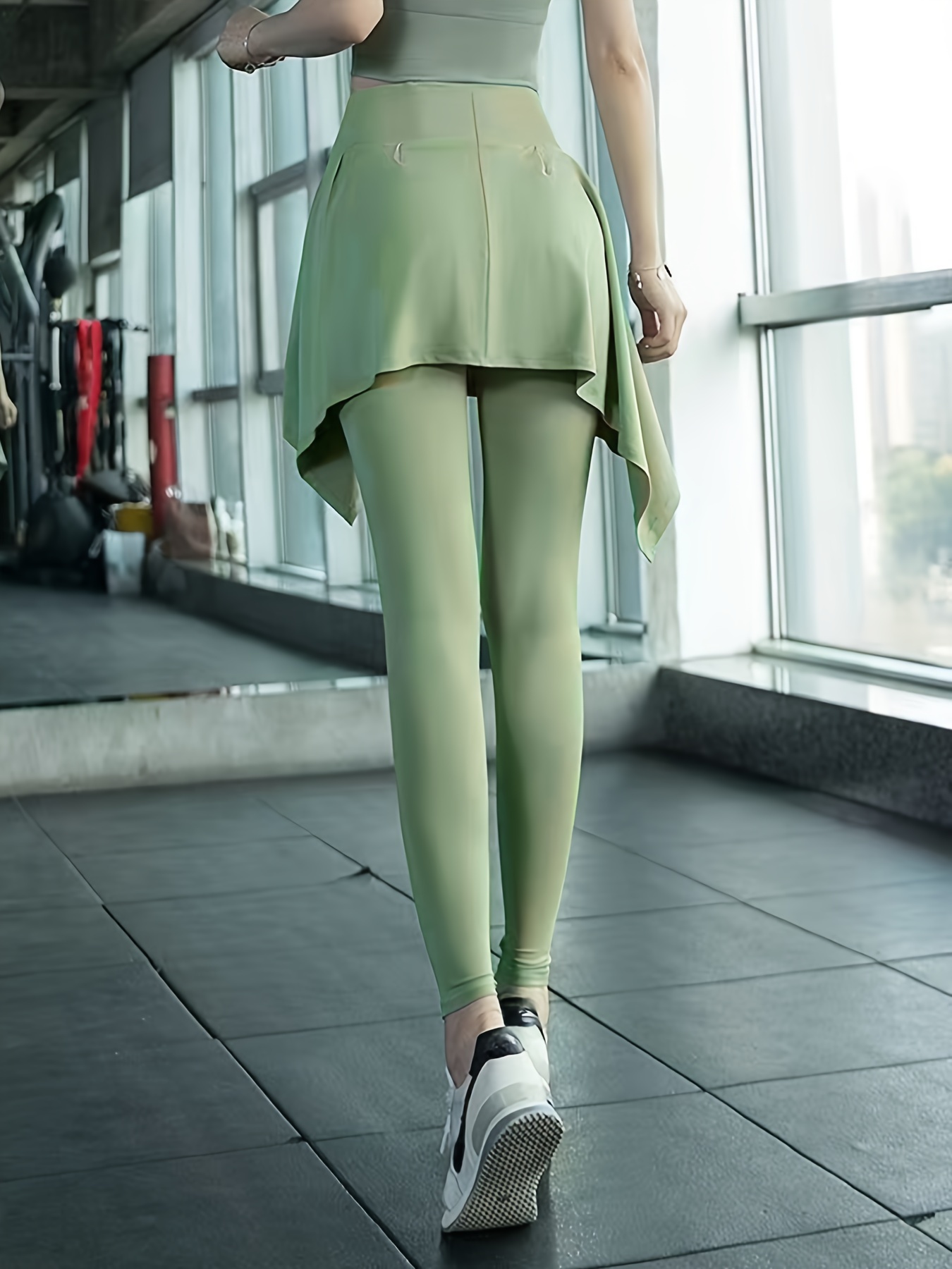 Athletic Skirt Skirted Workout Leggings Sports Leggings Skirted