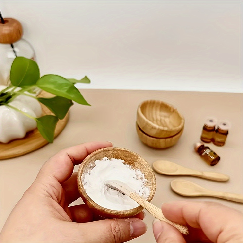 

Bamboo Facial Mask Mixing Bowl And Spoon Set - Natural Wood Diy Face Mask Prep Kit, Alcohol-free, No Batteries Required