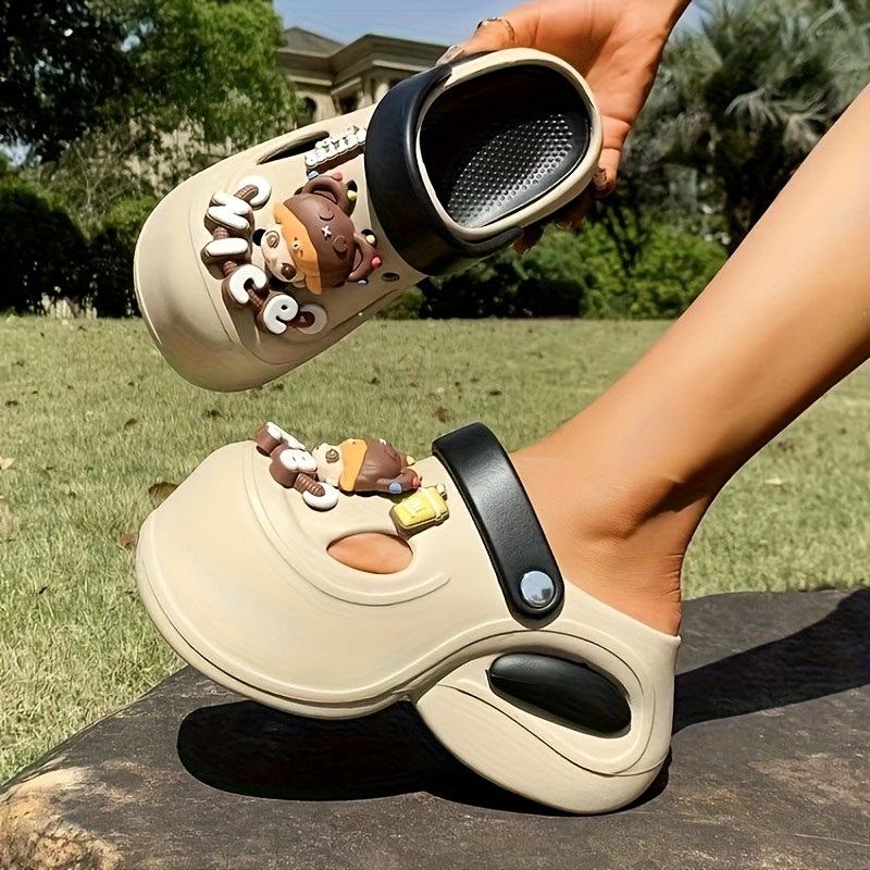 zuecos plataforma estilo mujer 2025 nueva llegada Temu Spain