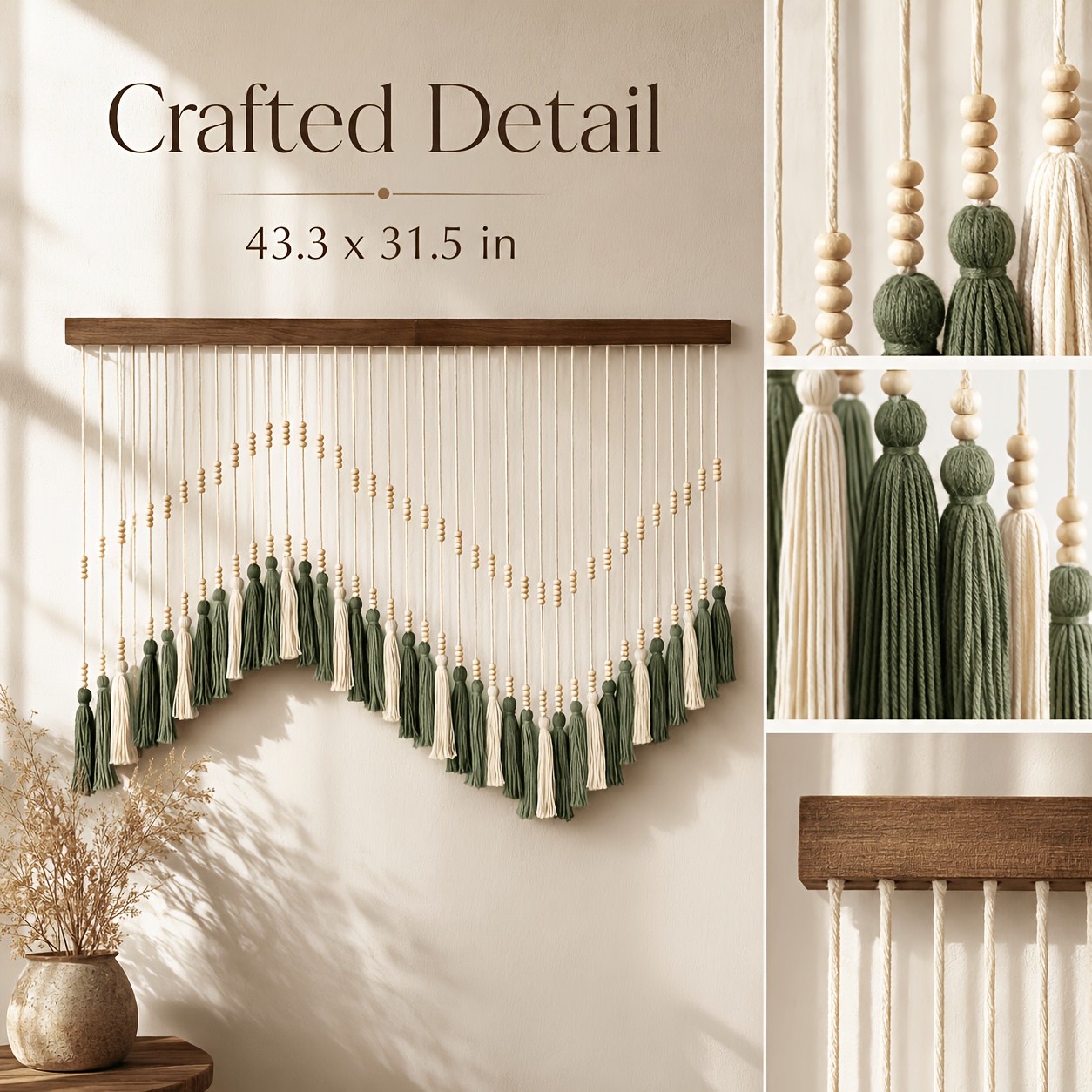 wall decor boho sold on Temu United States