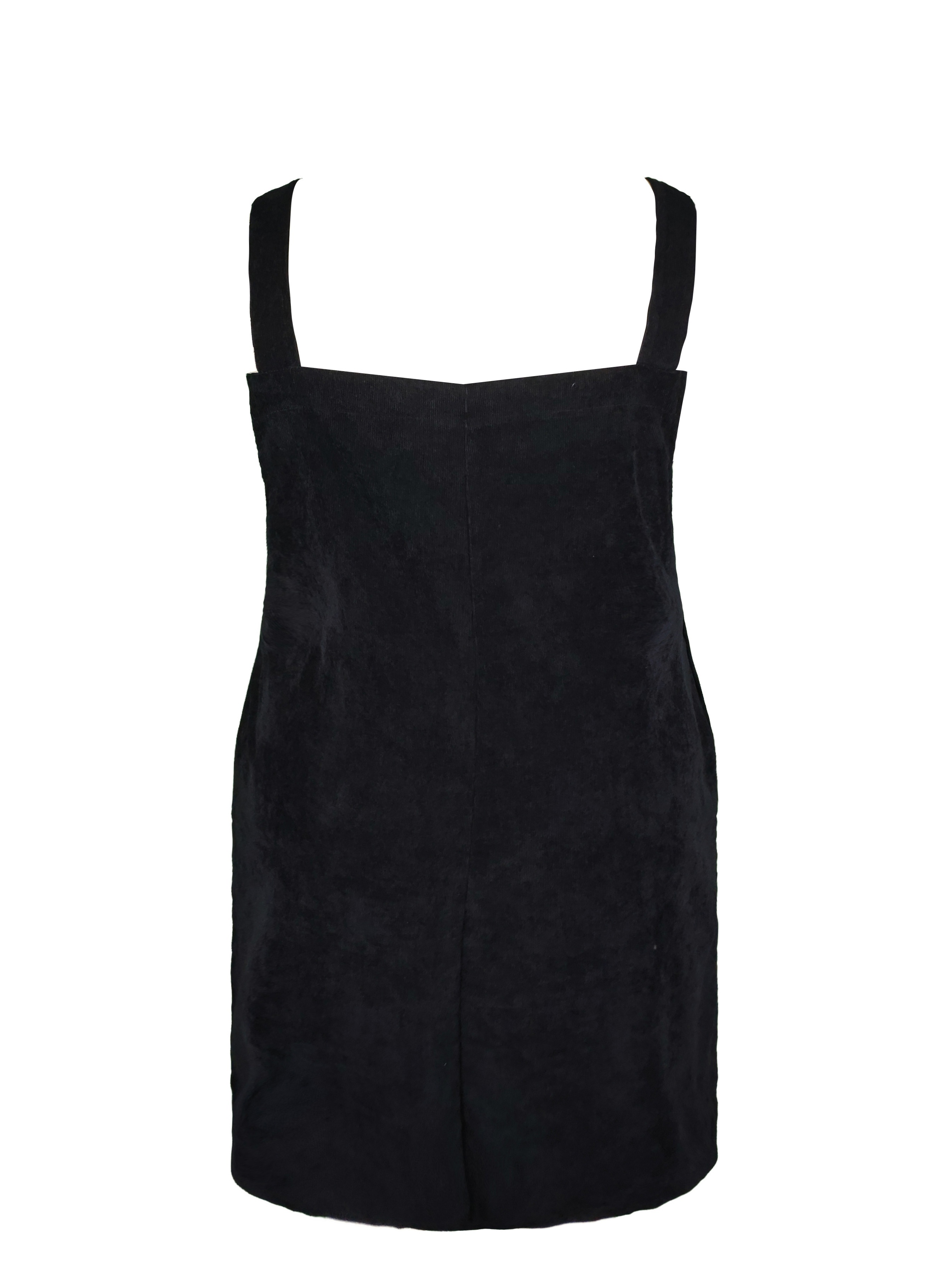 Vestido corto sin mangas con bolsillos para mujer, talla grande