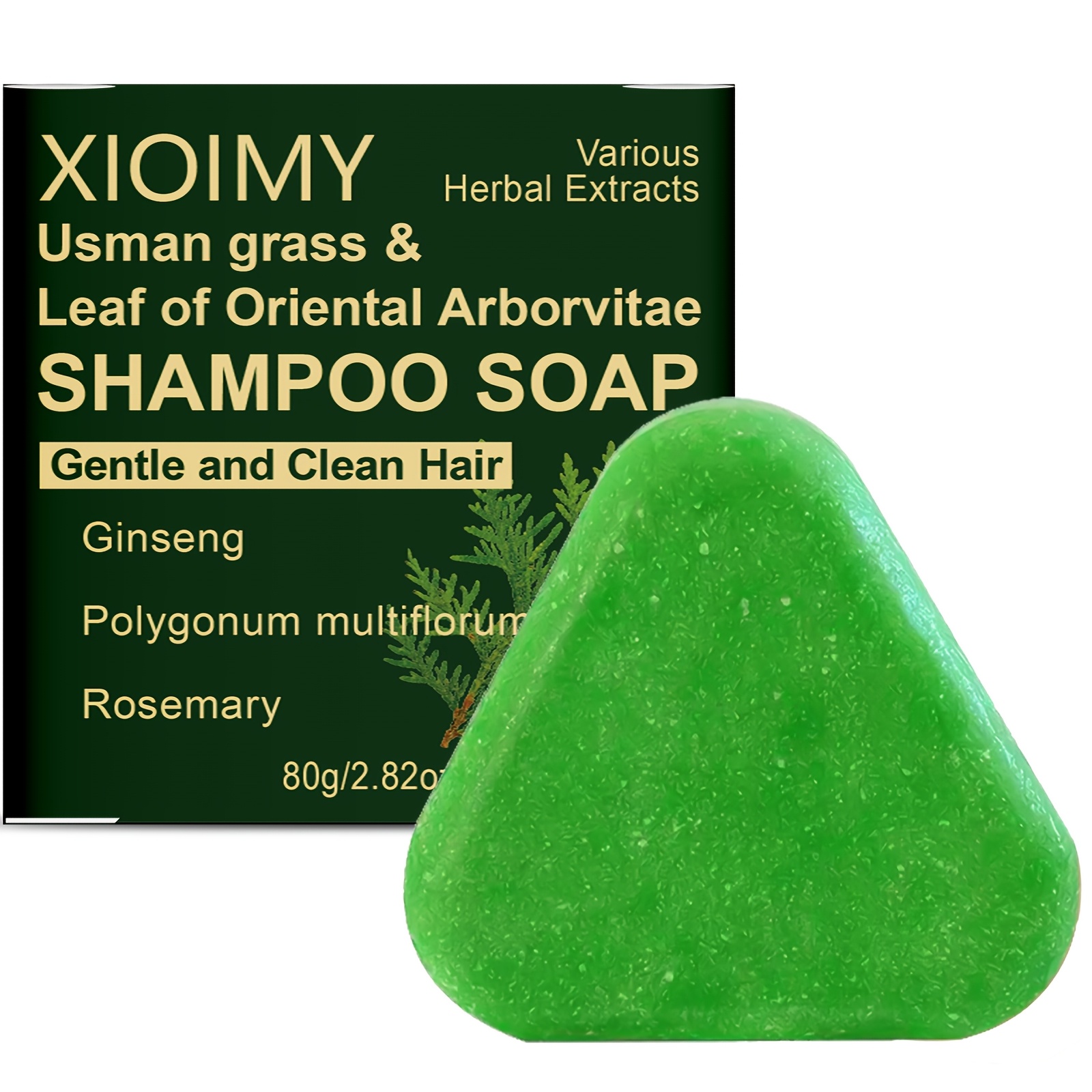 Image of Wash Your Hair 7 Days, Stay Up All Night Without Care, 10-in-1 Instant And Loose Flake Removal, Grass And Leaf Shampoo Bar, Strengthens Hair, Targets Flyaways And Secures Hair , Repairs Split Ends