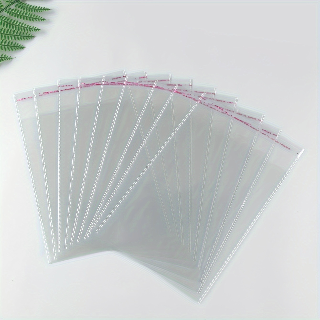 

Clear Opp Plastic Bags For Jewelry Gift Packaging, 50//200/500/1000pcs, Polypropylene, Office & Home Supplies, Assorted Sizes