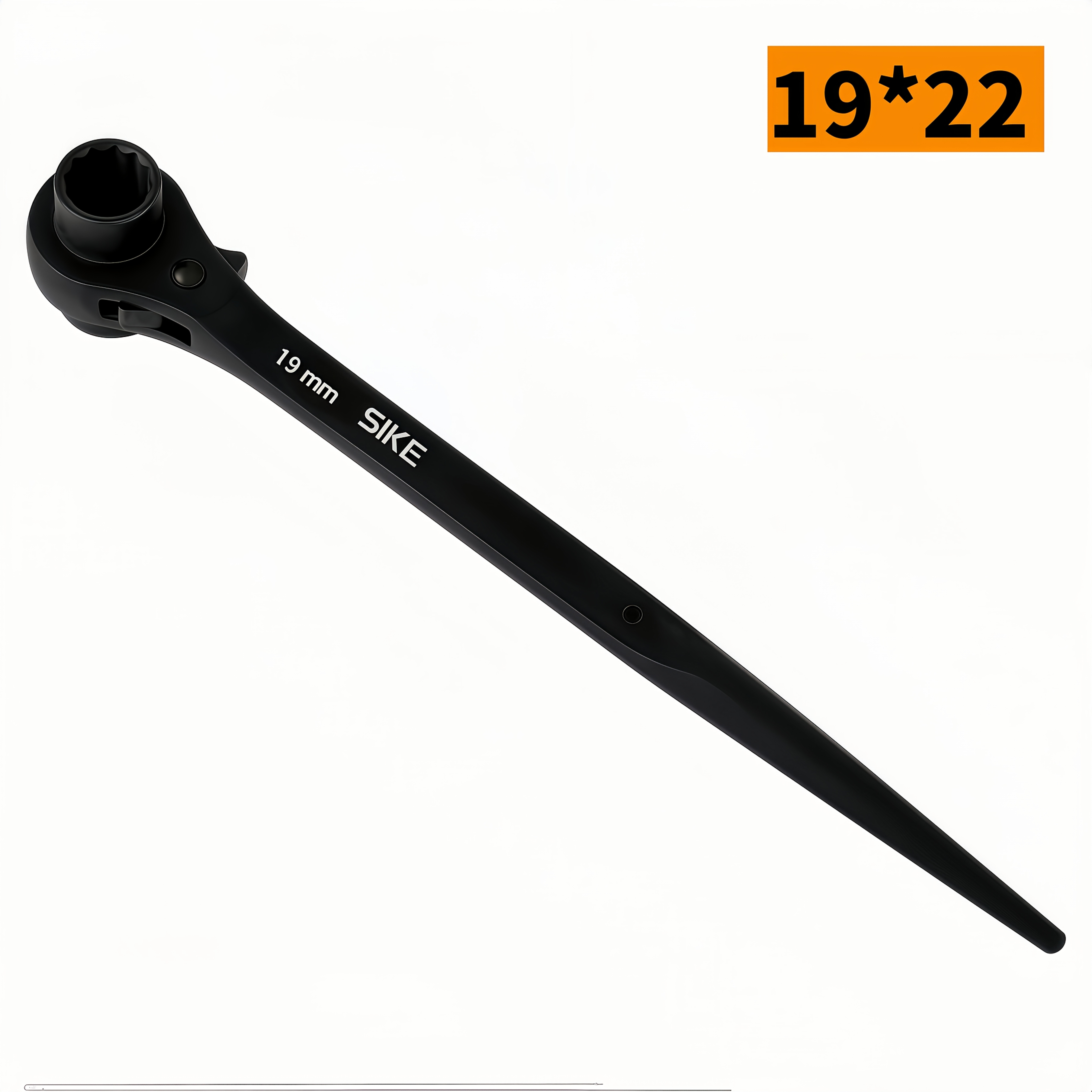 Sike Heavy-duty Carbon Ratchet Wrench With A Pointed Dual- 17-23mm Multifunctional Socket, Featuring Quick Release For Torque And - Repairs, Suitable For Scaffolding