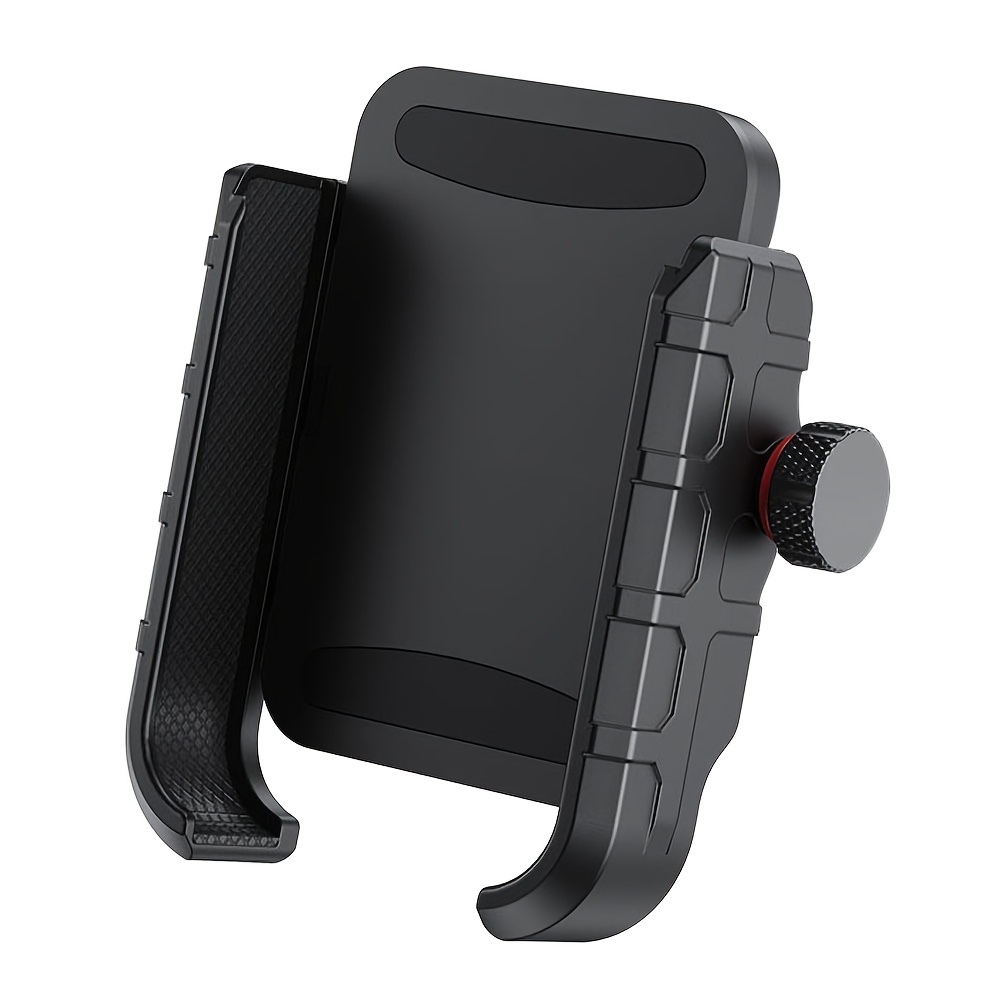 TEMU Car Phone Holder Features A Mechanical Lock To Grip The Phone, Preventing It From Falling. It Has 6 Magnetic Points For And Stability, And The
