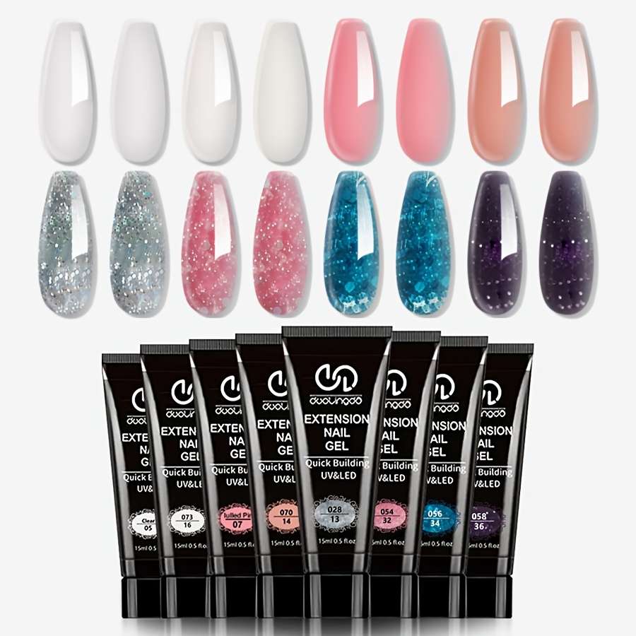 

Gel Kit - 8 Gel Kit Clear Gel Halloween Christmas Art For Women
